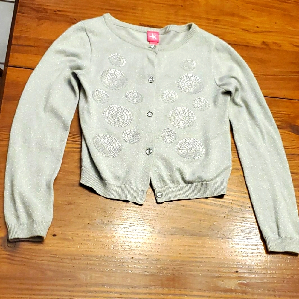 Girls Silver Sweater